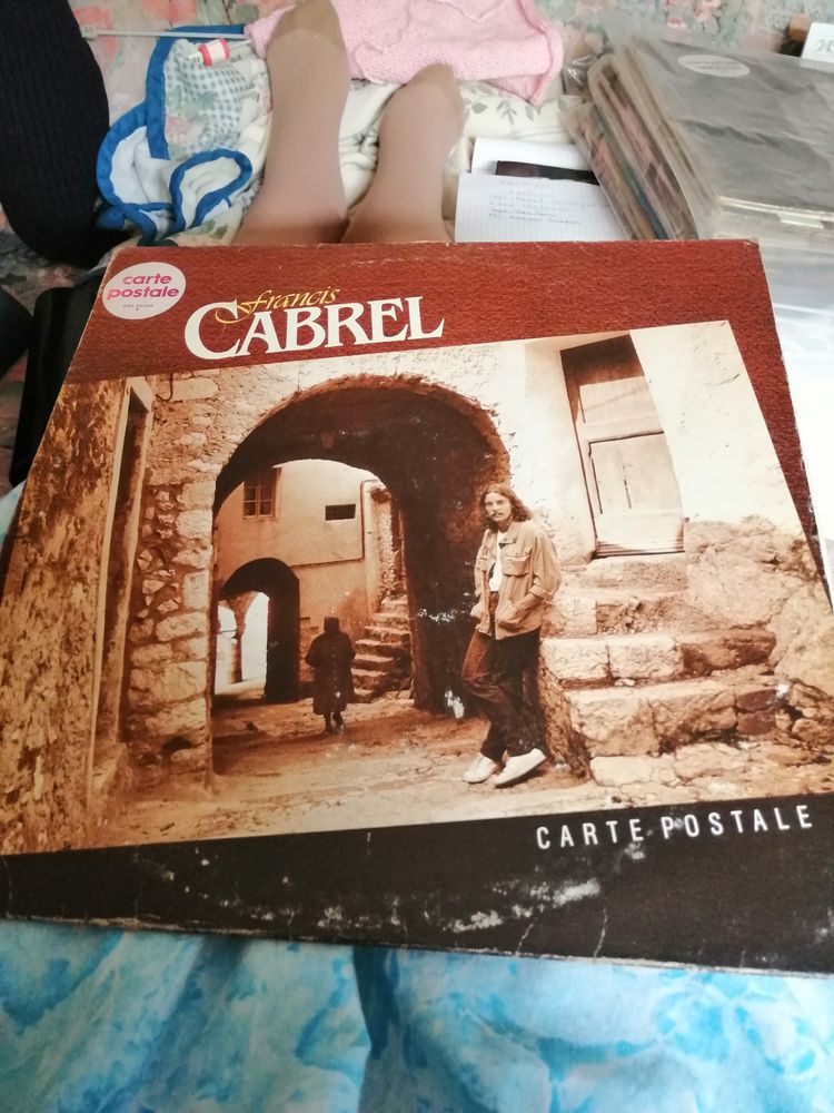 Vinyle 33 tours de Francis Cabrel  carte postale  1981 10 Saint-Yzan-de-Soudiac (33)