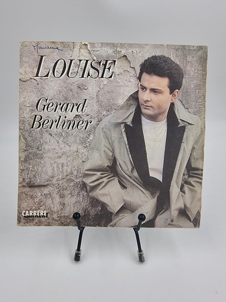 Vinyle 45 tours Gerard Berliner : Louise avec fourreau 2 Vulbens (74)