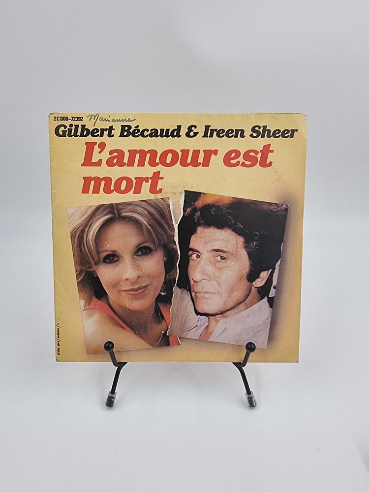 Vinyle 45 tours Gilbert B�caud & Ireen Sheer : L'Amour est.. 3 Vulbens (74)