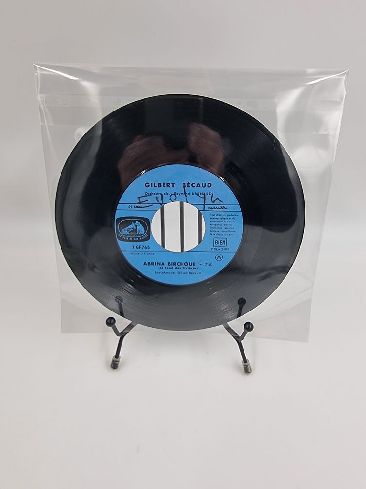 Vinyle 45 tours Gilbert B�caud : Abrina Birchoue 2 Vulbens (74)