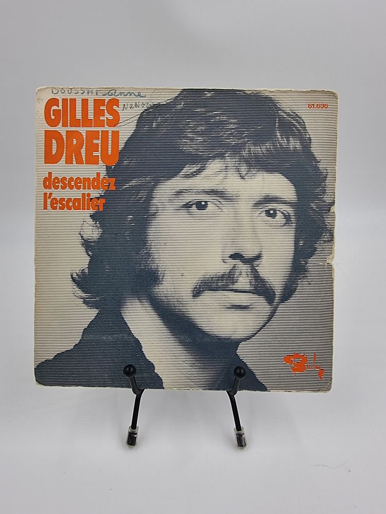 Vinyle 45 tours Gilles Dreu : Descendez l'Escalier avec four 1 Vulbens (74)