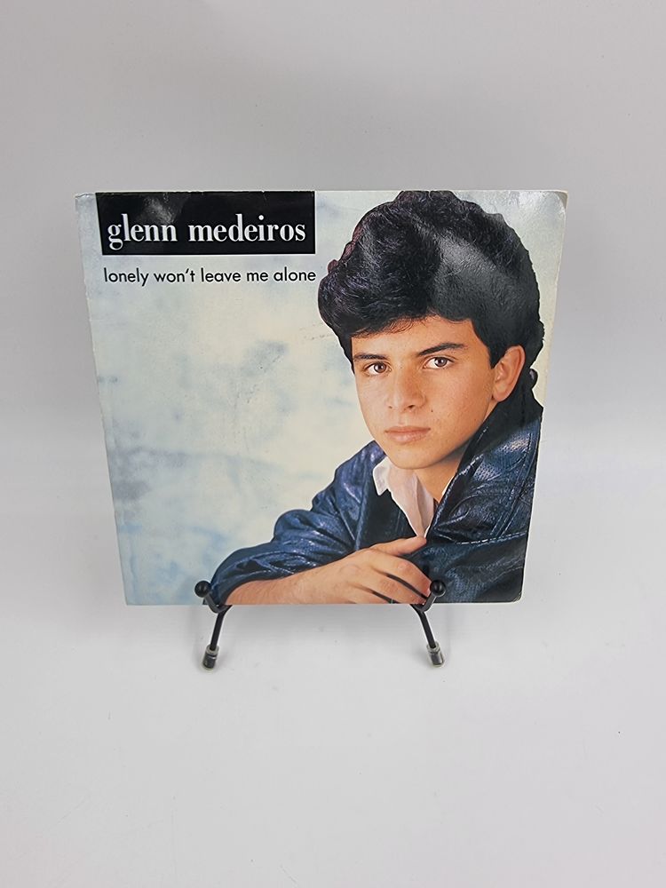Vinyle 45 tours Glenn Medeiros : Lonely Won't Leave me Alone 1 Vulbens (74)