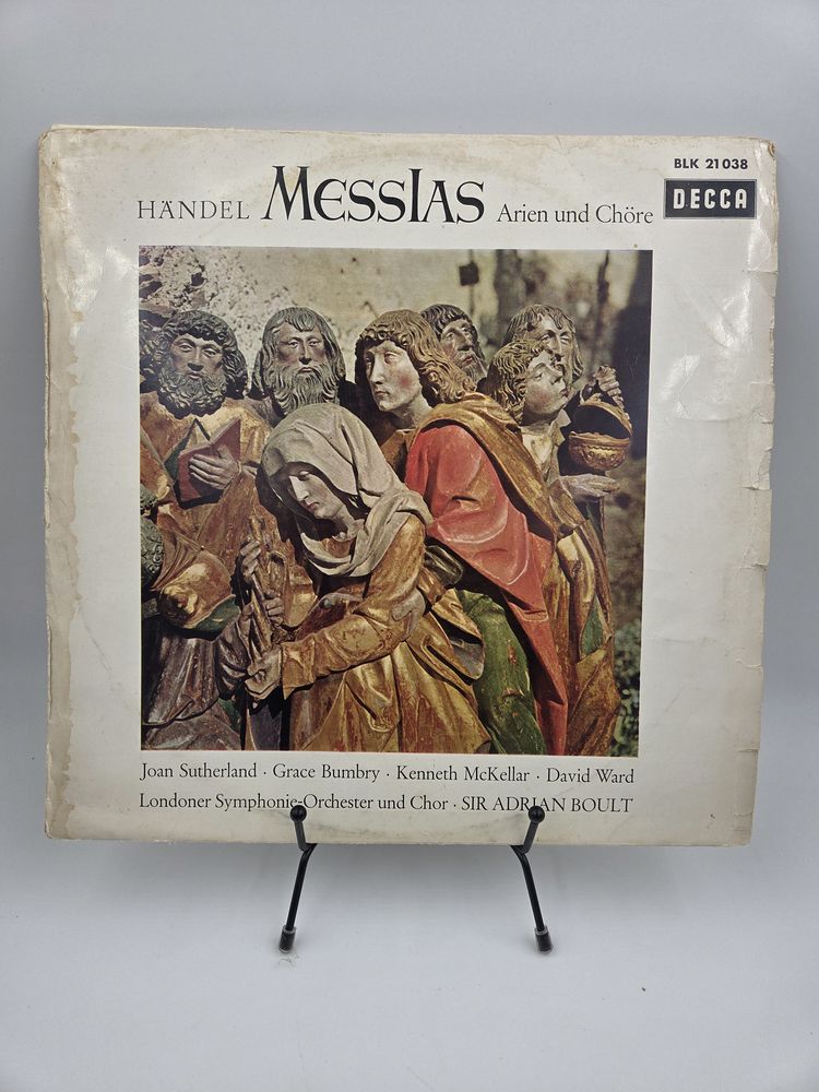 Vinyle 33 tours H�ndel Messias Arien und Ch�re avec fourreau 5 Vulbens (74)