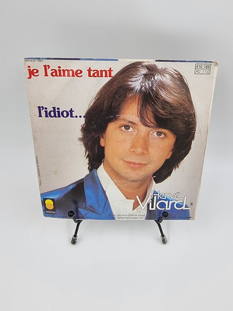 Vinyle 45 tours Herv� Vilard : Je l'Aime Tant / Idiot? 2 Vulbens (74)