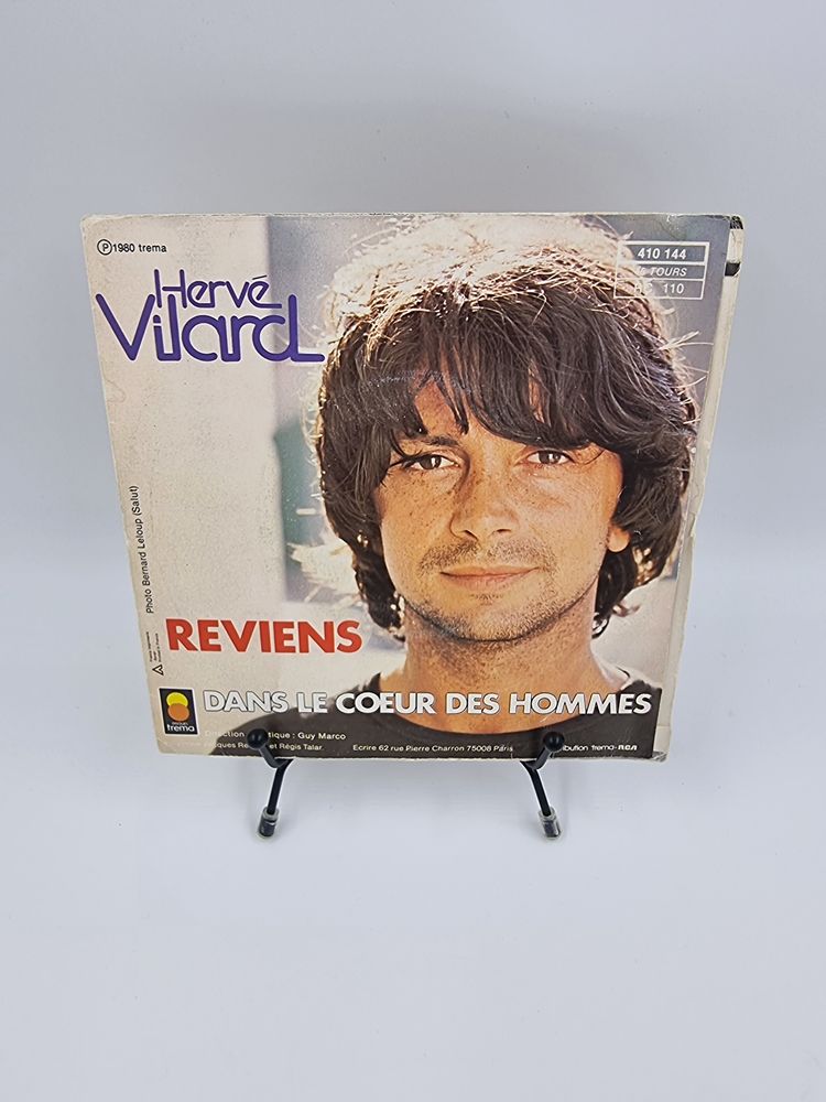 Vinyle 45 tours Herv� Vilard : Reviens / Dans le C?ur des... 1 Vulbens (74)