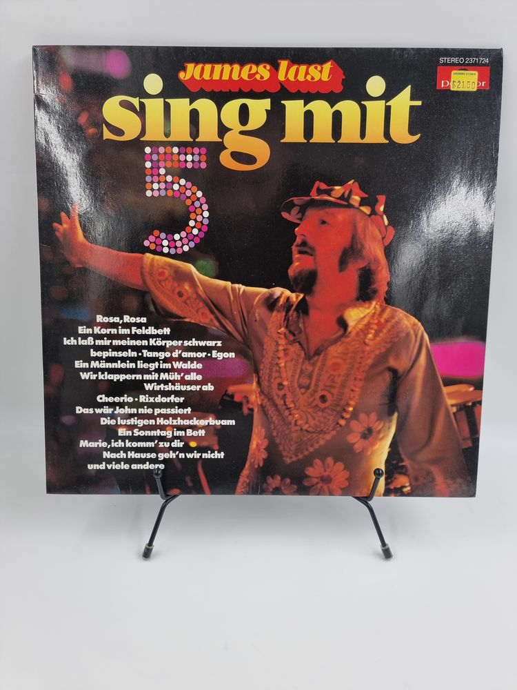 Vinyle 33 tours James Last : Sing Mit 5 avec fourreau 5 Vulbens (74)
