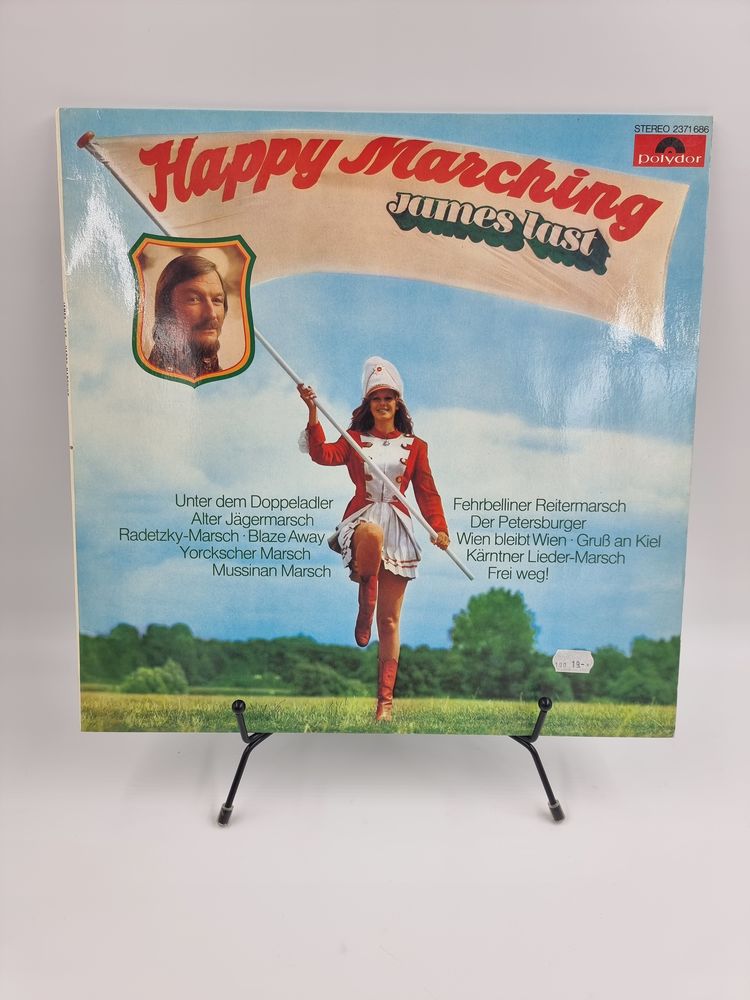 Vinyle 33 tours James Last : Happy Marching avec fourreau 12 Vulbens (74)