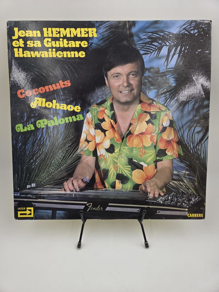 Vinyle 33 tours Jean Hemmer et sa Guitare Hawa�nne 5 Vulbens (74)