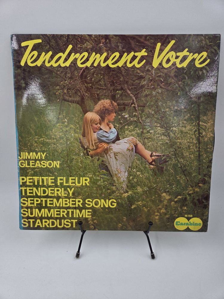 Vinyle 33 tours Jimmy Gleason : Tendrement Votre (Carabine) 5 Vulbens (74)