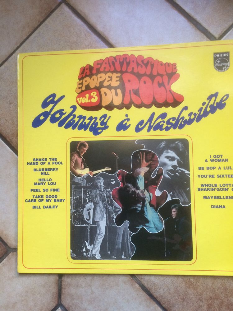 Vinyle 33 tours Johnny Hallyday /biem/ 20 Neuves-Maisons (54)