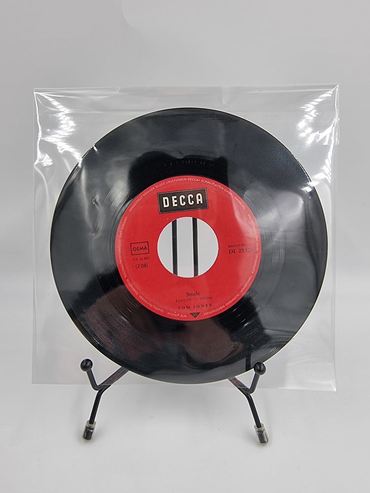 Vinyle 45 tours Tom Jones : Smile / Delilah sans fourreau 3 Vulbens (74)