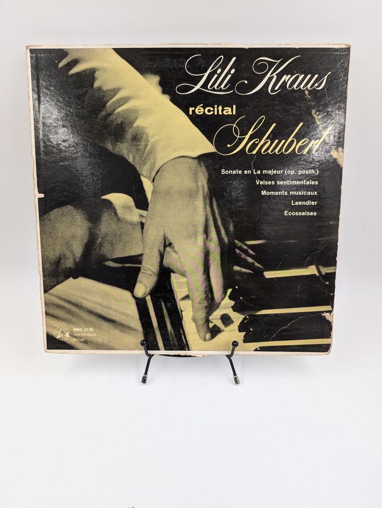 Vinyle 33 tours Lili Kraus r�cital Schubert (Sonate...) 4 Vulbens (74)