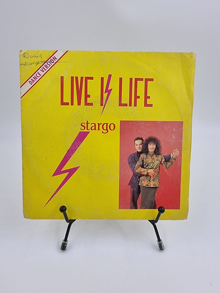 Vinyle 45 tours Live is Fife : Stargo (Dance Version) 1 Vulbens (74)