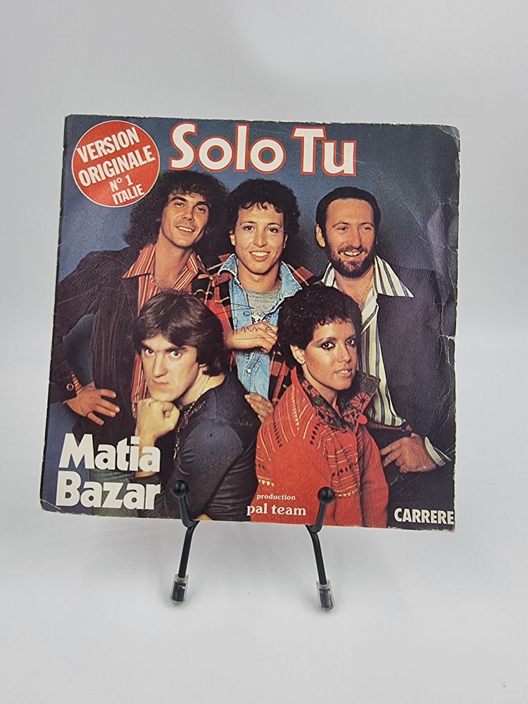 Vinyle 45 tours Matia Bazar : Solo Tu (Version Originale) 1 Vulbens (74)