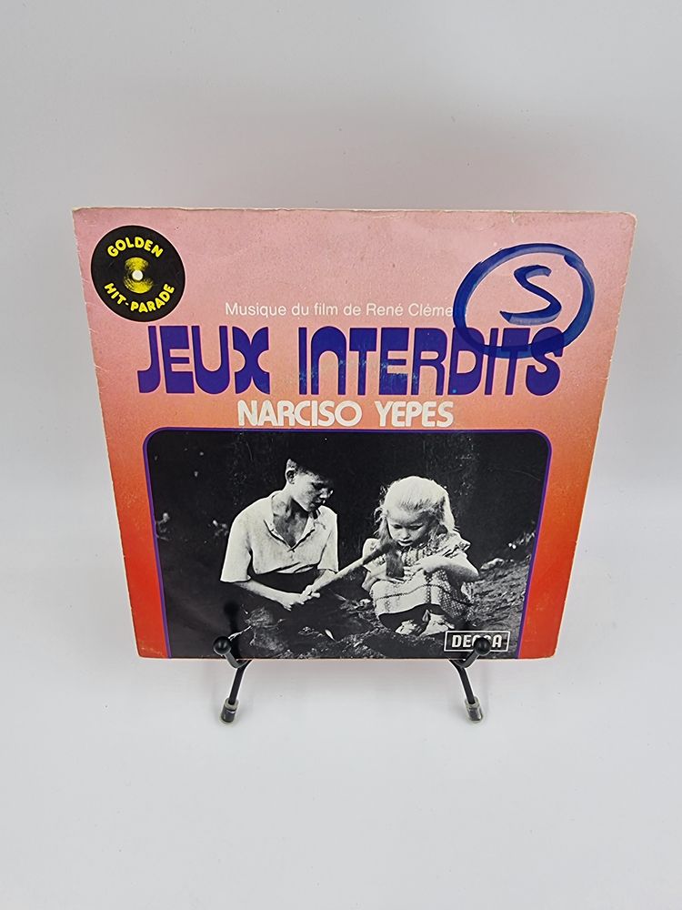 Vinyle 45 tours Narciso Yepes : Jeux Interdits avec fourreau 2 Vulbens (74)