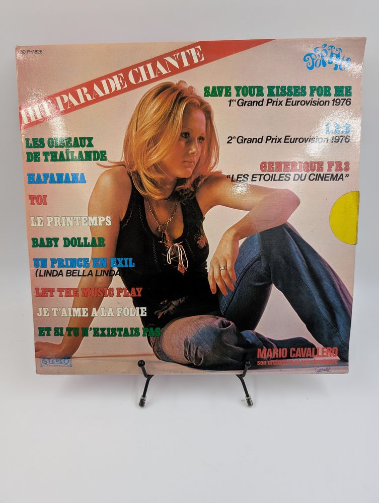 Vinyle 33 tours Hit Parade Chante : Mario Cavallero 4 Vulbens (74)