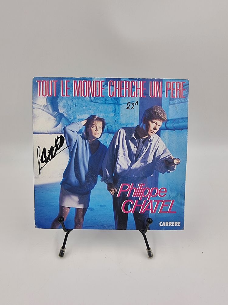 Vinyle 45 tours Philippe Chatel : Tout le Monde Cherche un.. 7 Vulbens (74)