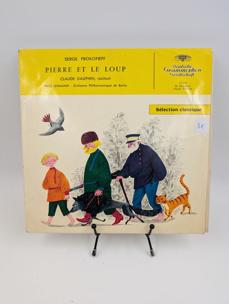 Vinyle 33 tours Pierre et le Loup (Serge Prokofieff) 7 Vulbens (74)