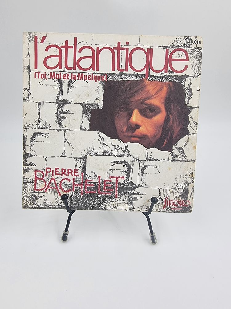Vinyle 45 tours Pierre Bachelet : L'Atlantique (Toi, Moi..) 2 Vulbens (74)