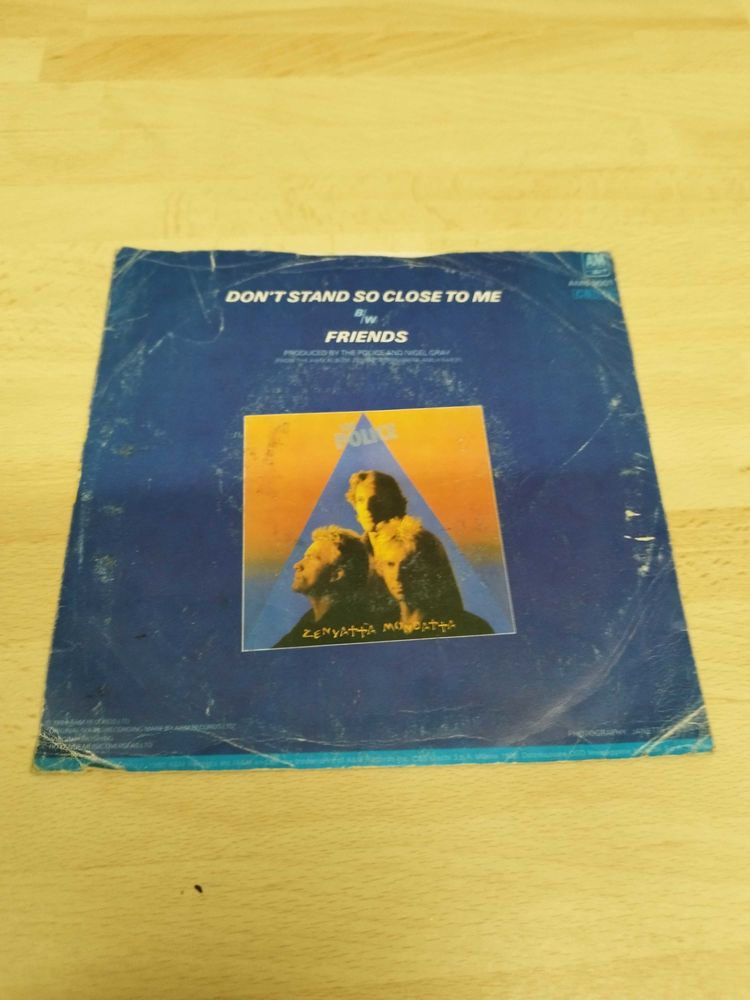 Vinyle 45 tours THE POLICE Don't stand so close to me 3 Villiers-sur-Marne (94)