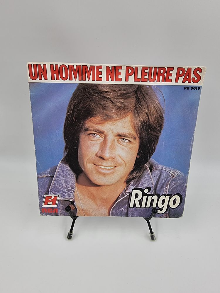 Vinyle 45 tours Ringo : Un Homme ne Pleure pas avec fourreau 1 Vulbens (74)