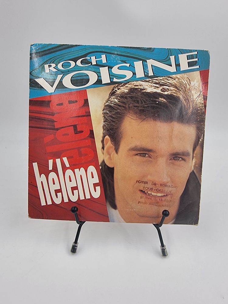 Vinyle 45 tours Roch Voisine : H�l�ne avec fourreau 1 Vulbens (74)