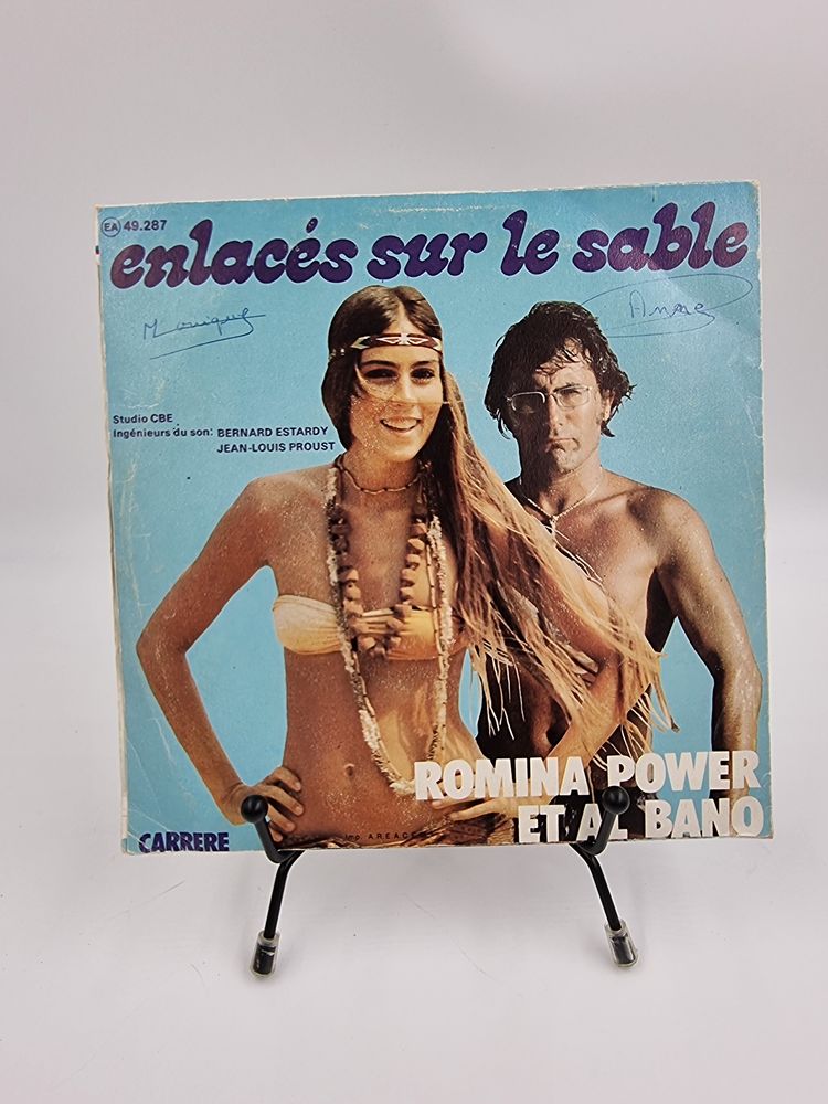 Vinyle 45 tours Romina Power et Al Bano : Enlac�s sur le Sab 2 Vulbens (74)