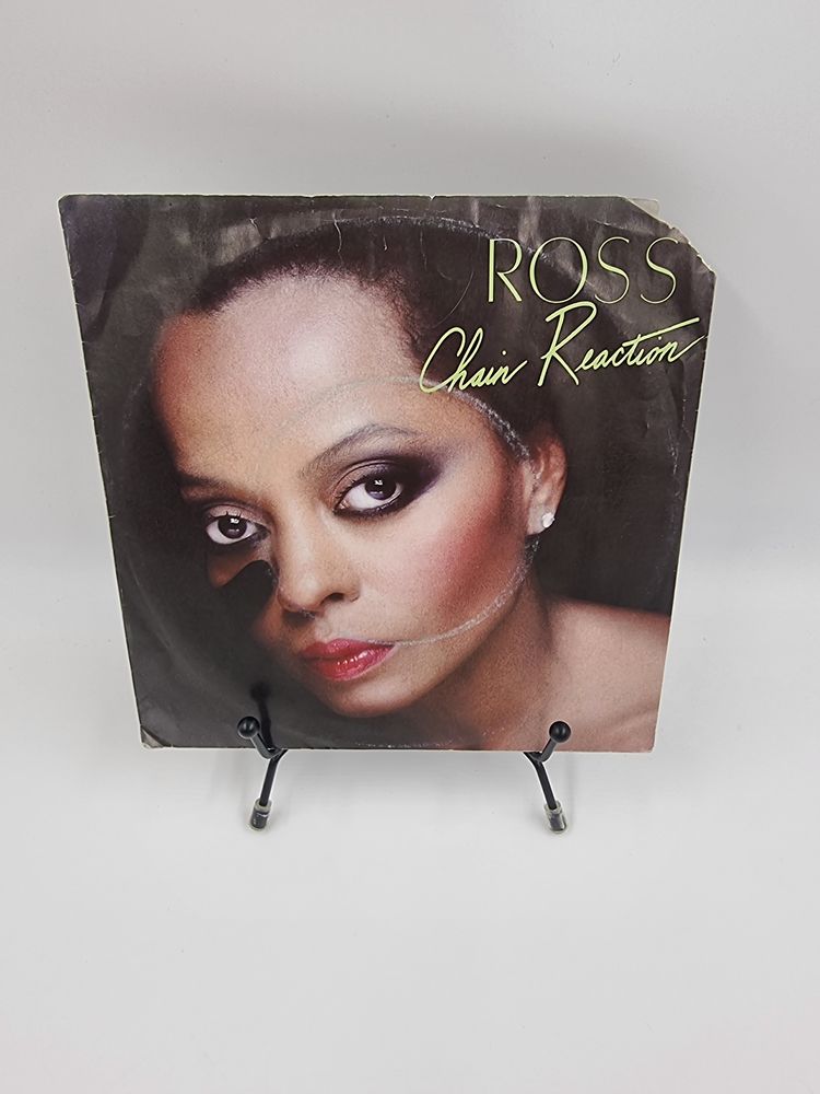 Vinyle 45 tours Ross : Chain Reaction avec fourreau 1 Vulbens (74)