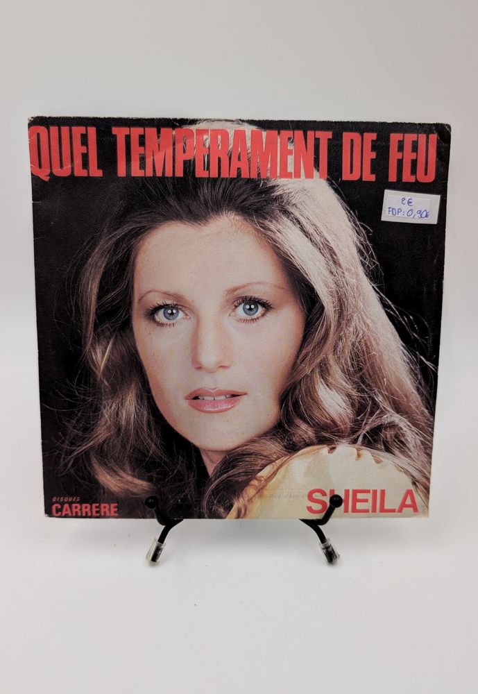 Vinyle 45 tours Sheila : Quel Temp�rament de Feu en fourreau 2 Vulbens (74)
