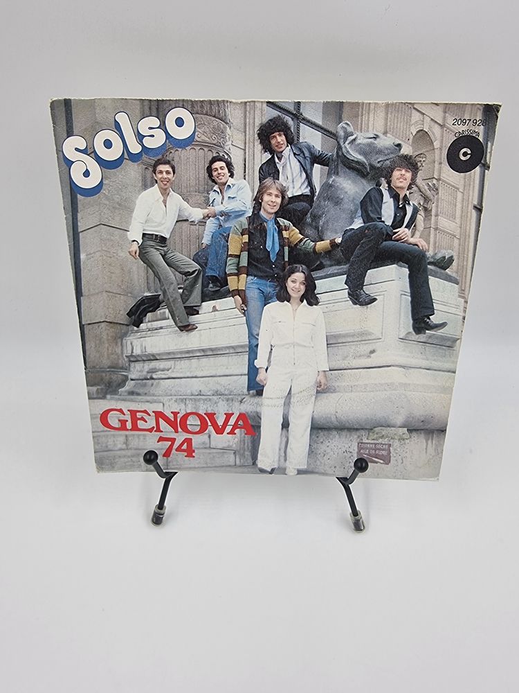 Vinyle 45 tours Solso : Genova 74 avec fourreau 1 Vulbens (74)