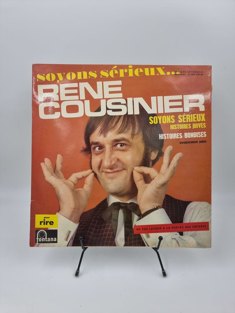 Vinyle 33 tours Soyons S�rieux? Ren� Cousinier avec fourreau 10 Vulbens (74)