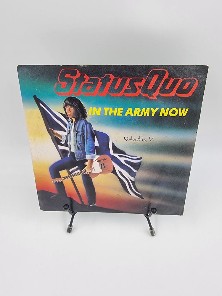 Vinyle 45 tours Status Quo : In the Army Now avec fourreau 2 Vulbens (74)
