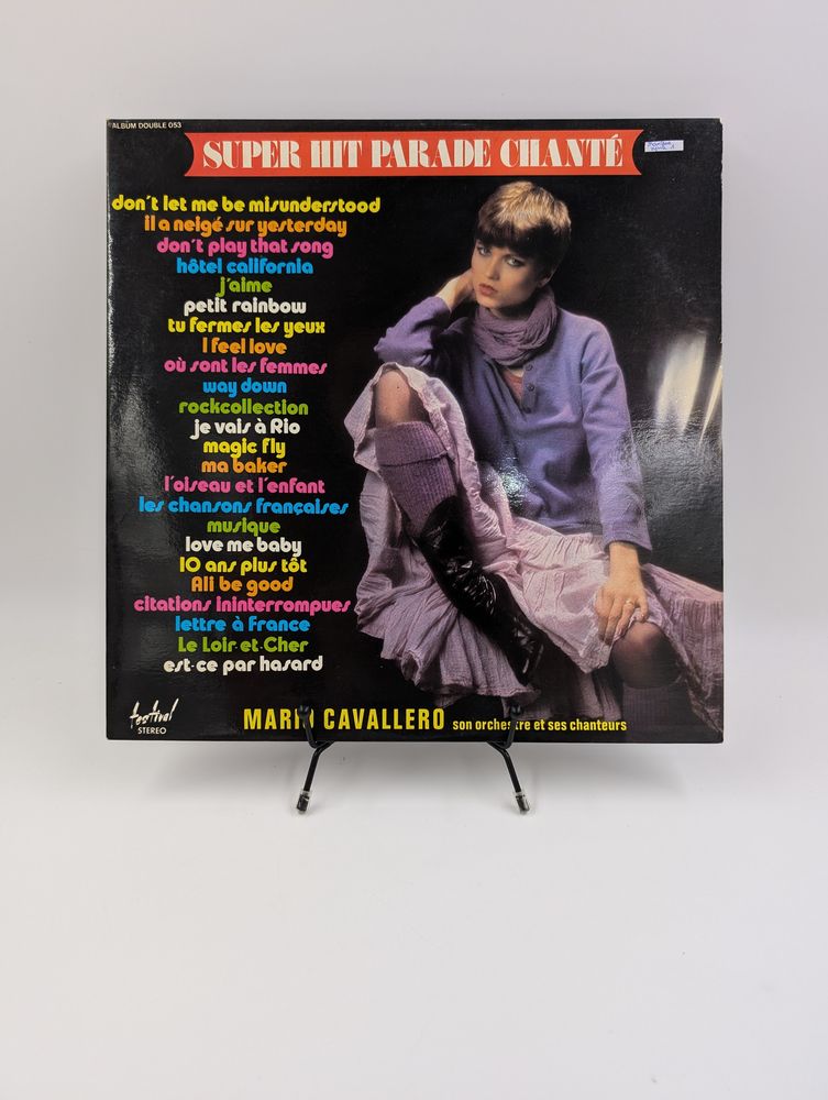Vinyle 33 tours Super Hit Parade Chant� : Mario Cavallero 5 Vulbens (74)
