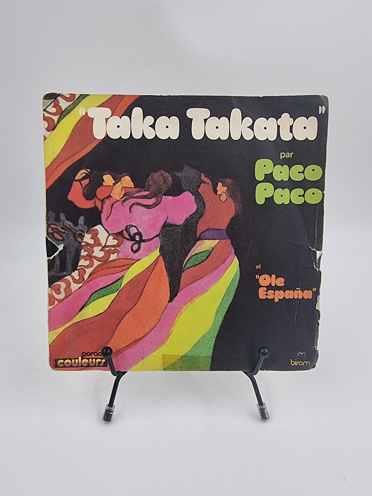 Vinyle 45 tours Taka Takata par Paco Paco et Ole Espana 3 Vulbens (74)