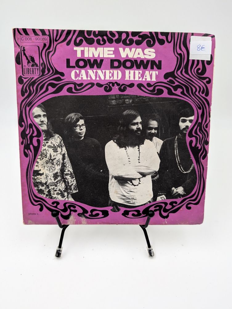 Vinyle 45 tours Time Was Low Down Canned Heat en fourreau 8 Vulbens (74)