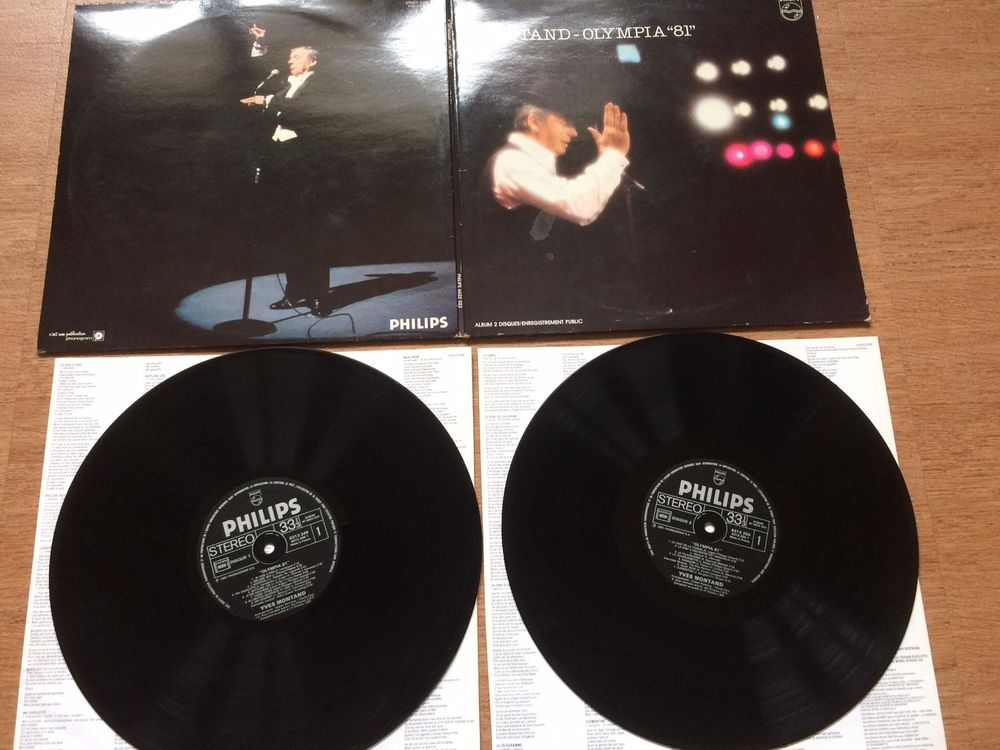 Vinyle YVES MONTAND : OLYMPIA 81 0 Vanves (92)