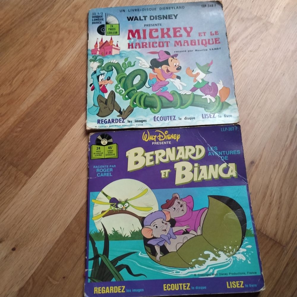 2 vinyles Disney  10 Saint-Pathus (77)