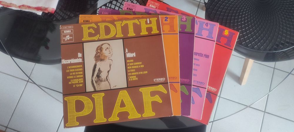 Lot de vinyles Edith Piaf 40 Puycornet (82)