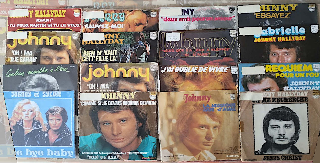 vinyles jhonny halliday 15 Toulon (83)