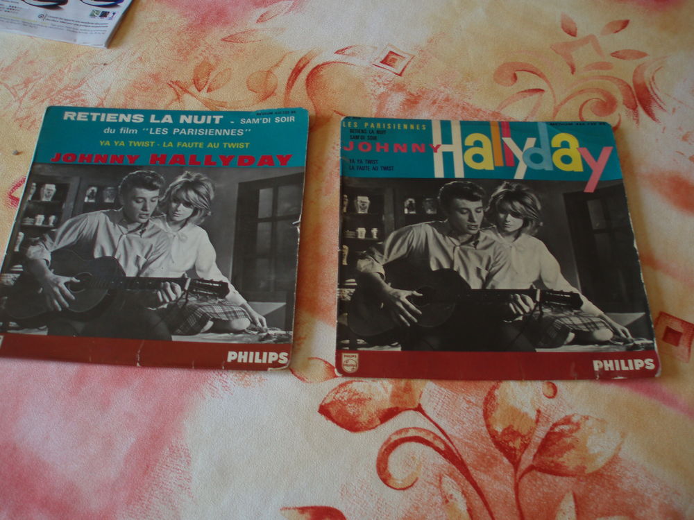 vinyles 45 tours johnny hallyday 0 Mardeuil (51)