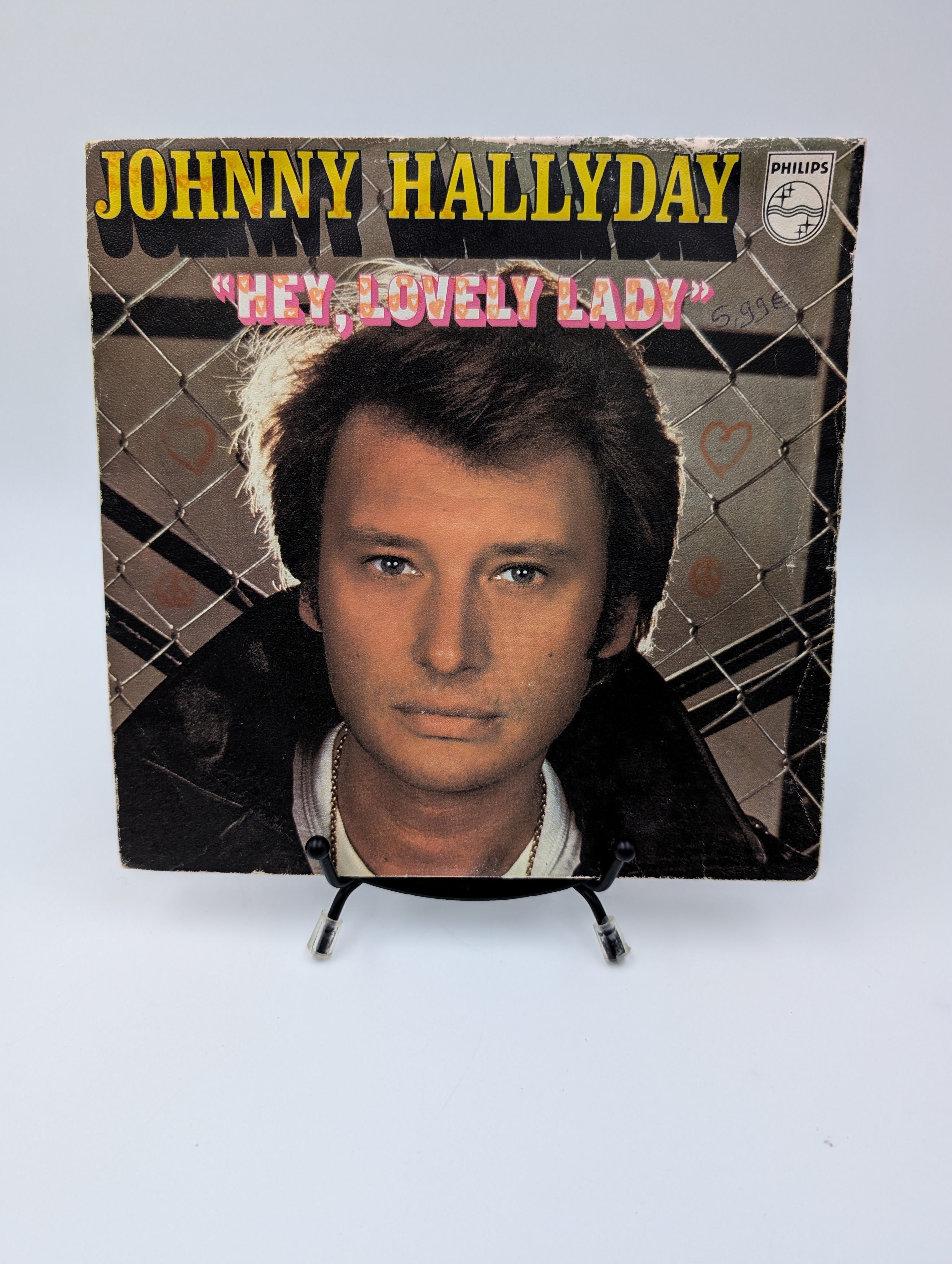 Vinyles 45 tours Johnny Hallyday : Hey, Lovely Lady 2 Vulbens (74)