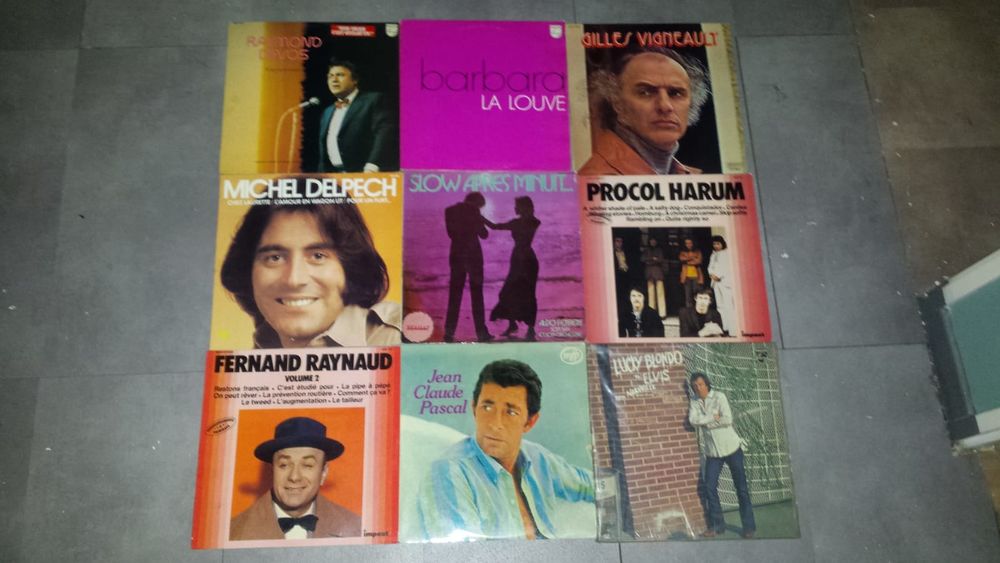 LOT DE 53 VINYLES 33T VARIETES FRANCAISES 159 Paris 19 (75)