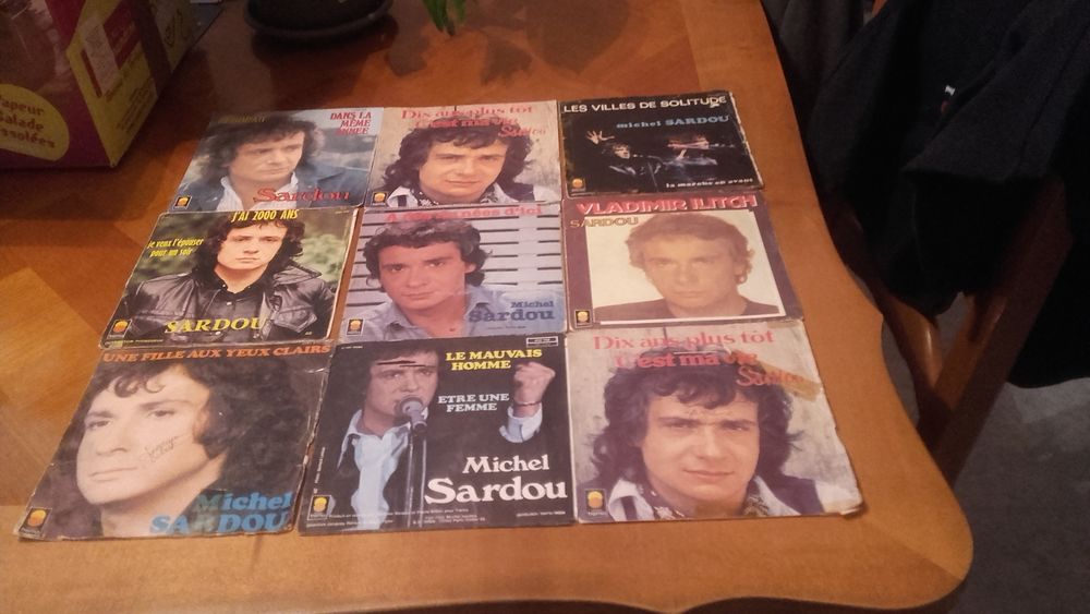 lot de vinyles 10 Blanzy (71)