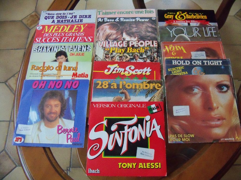 Vinyles 45t Lot 3 5 Bers�e (59)