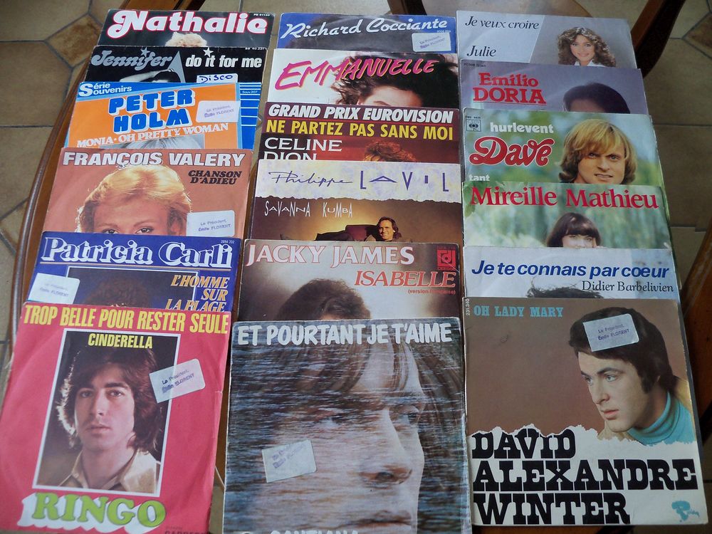 Vinyles 45t Lot 7 7 Bers�e (59)