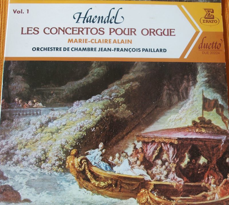 Vinyls  (2)  HAENDEL  Orgue  MC ALAIN 6 Lille (59)
