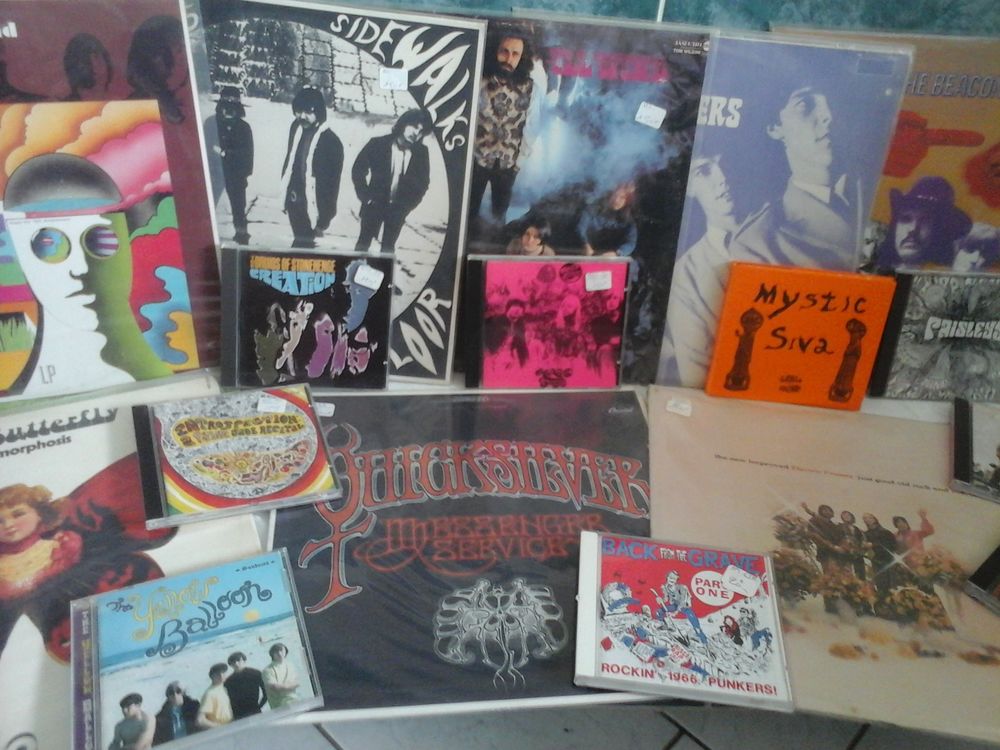 Vinyls et CD psych�d�lisme ann�es 60 1 Jussey (70)