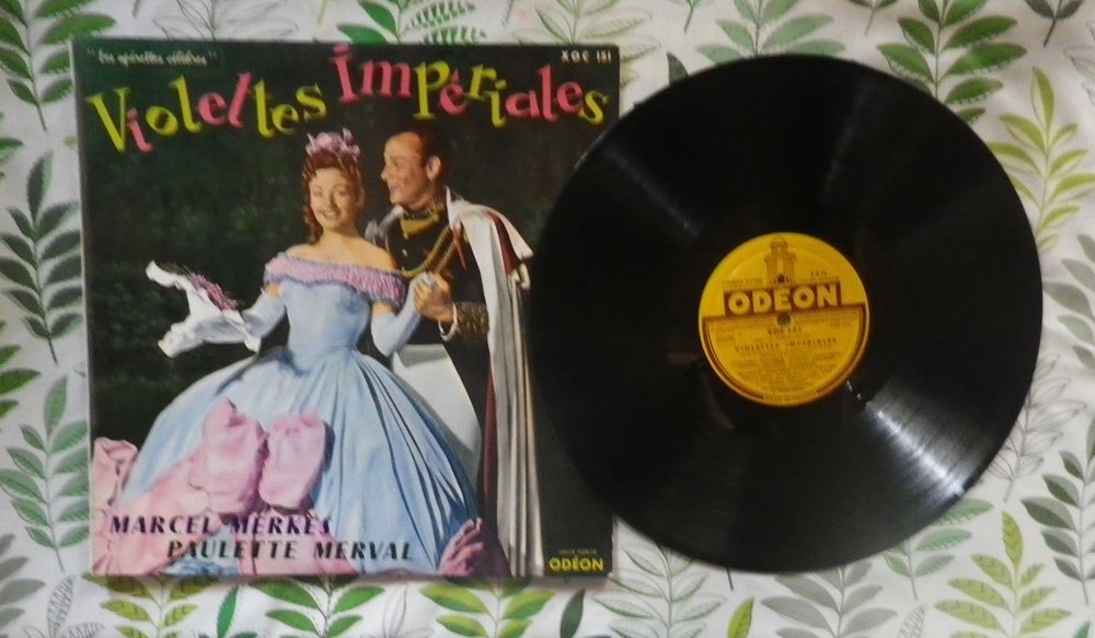 VIOLETTES IMPERIALES Op�rette M. MERKES P. MERVAL Vynil 33T 5 Bubry (56)