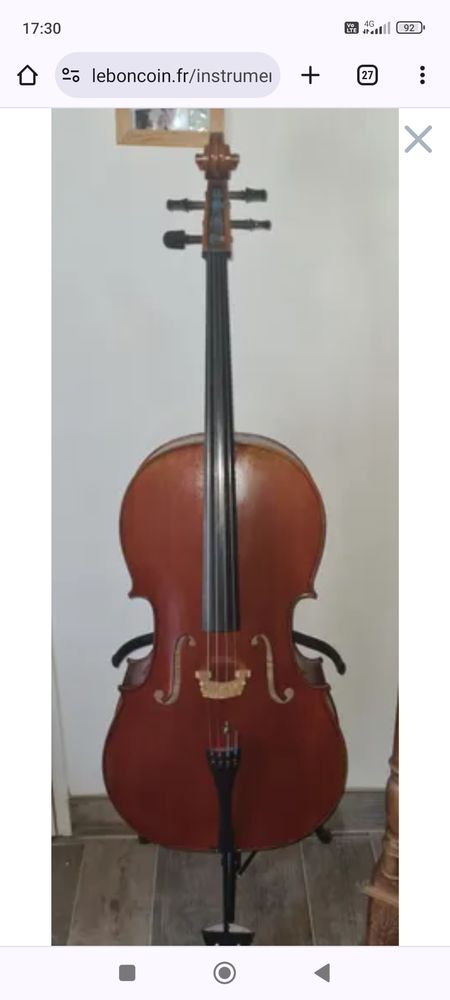 Violoncelle  vieille France  entier 2800 N�mes (30)