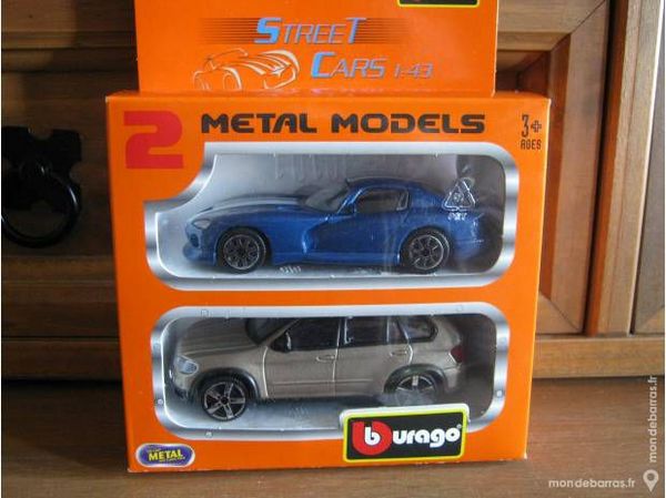 Viper gts+bmw x5 Burago 1:43 ,burago voiture m�tal 8 Le Bouscat (33)